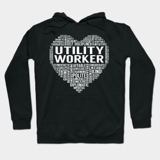 Utility Worker Heart Hoodie